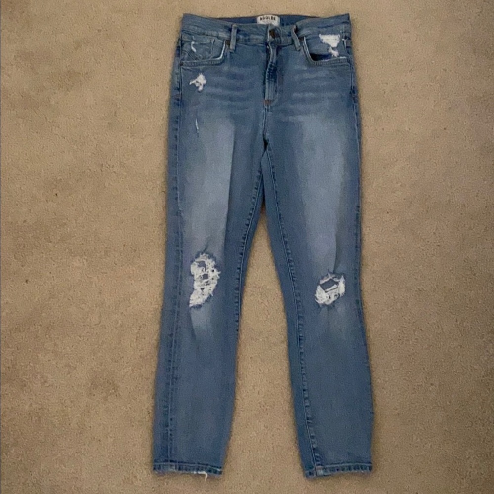 Agolde Sophie High-Rise Crop Jeans